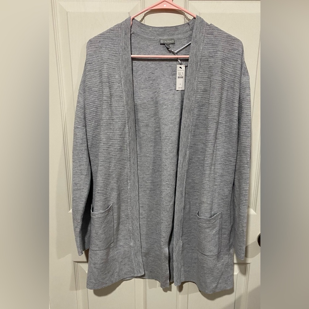 T by talbots open front cardigan